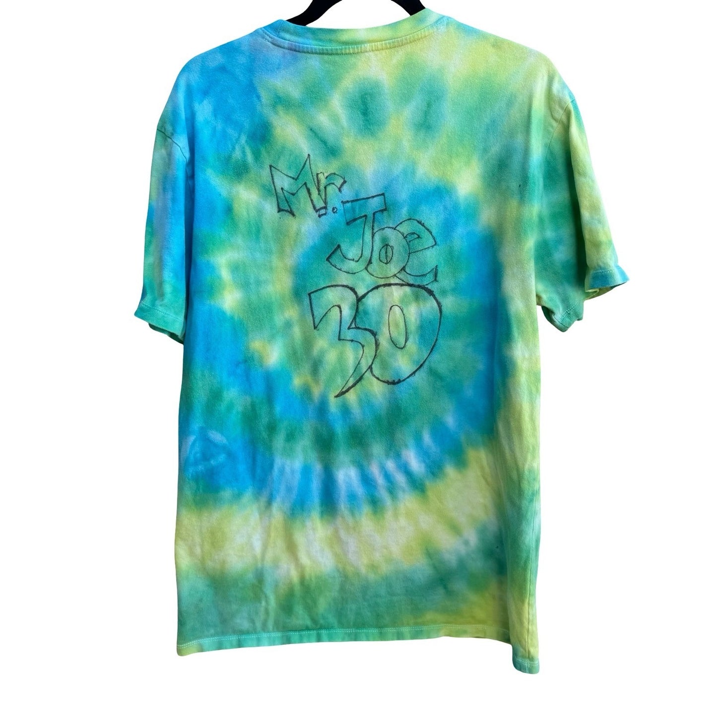 Original Use Tie Dye Graphic Shirt Psychedelic Trippy Boxy Fit Hand Drawn Art S