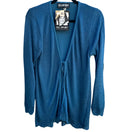 Switch Susan Graver SG Sport Womens Blue Knit Cardigan Sleeveless Knit Sweater Set New XS 2 image