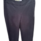 Switch Sigrid Olsen Studio Black Stretch Ankle Pants Side Zip Tapered Trousers Size 2 3 image