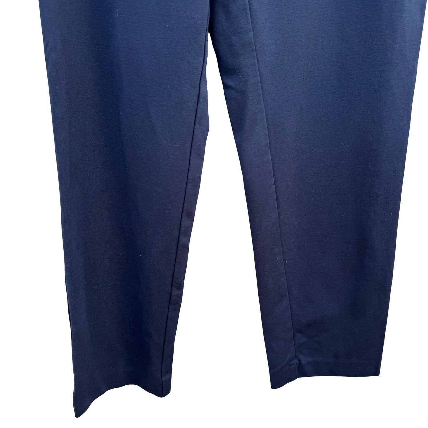 J. Jill Navy Ponte Slim Leg Stretch Trousers Pants M Career Office Minimalist