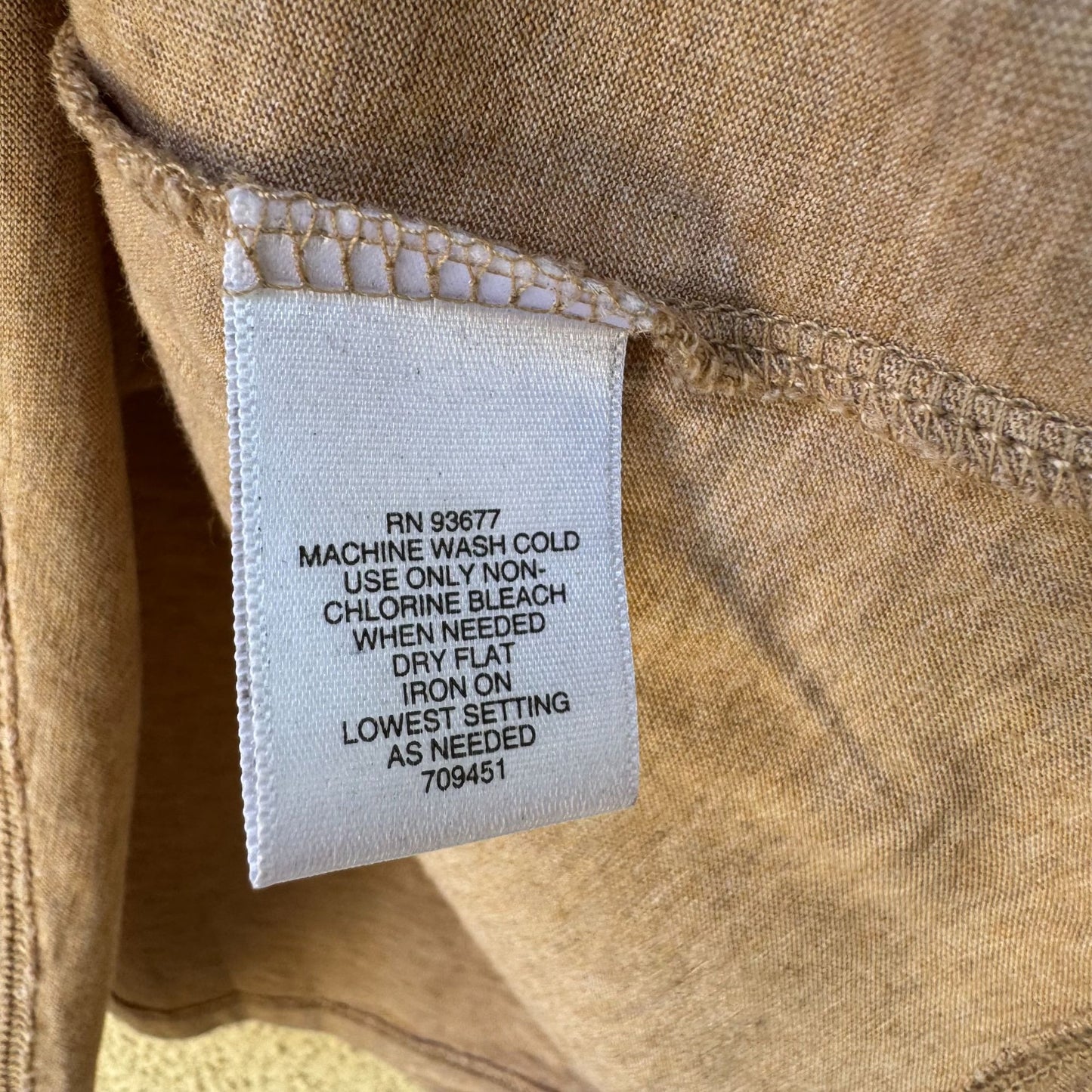 Liz Claiborne Vintage Y2K Womens Beige V-Neck Babydoll Cap Sleeve Shirt Top M