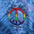 Switch Jerzees Embroidered Venice Beach California Unisex Tie Dye Heavy Cotton Shirt XL 3 image