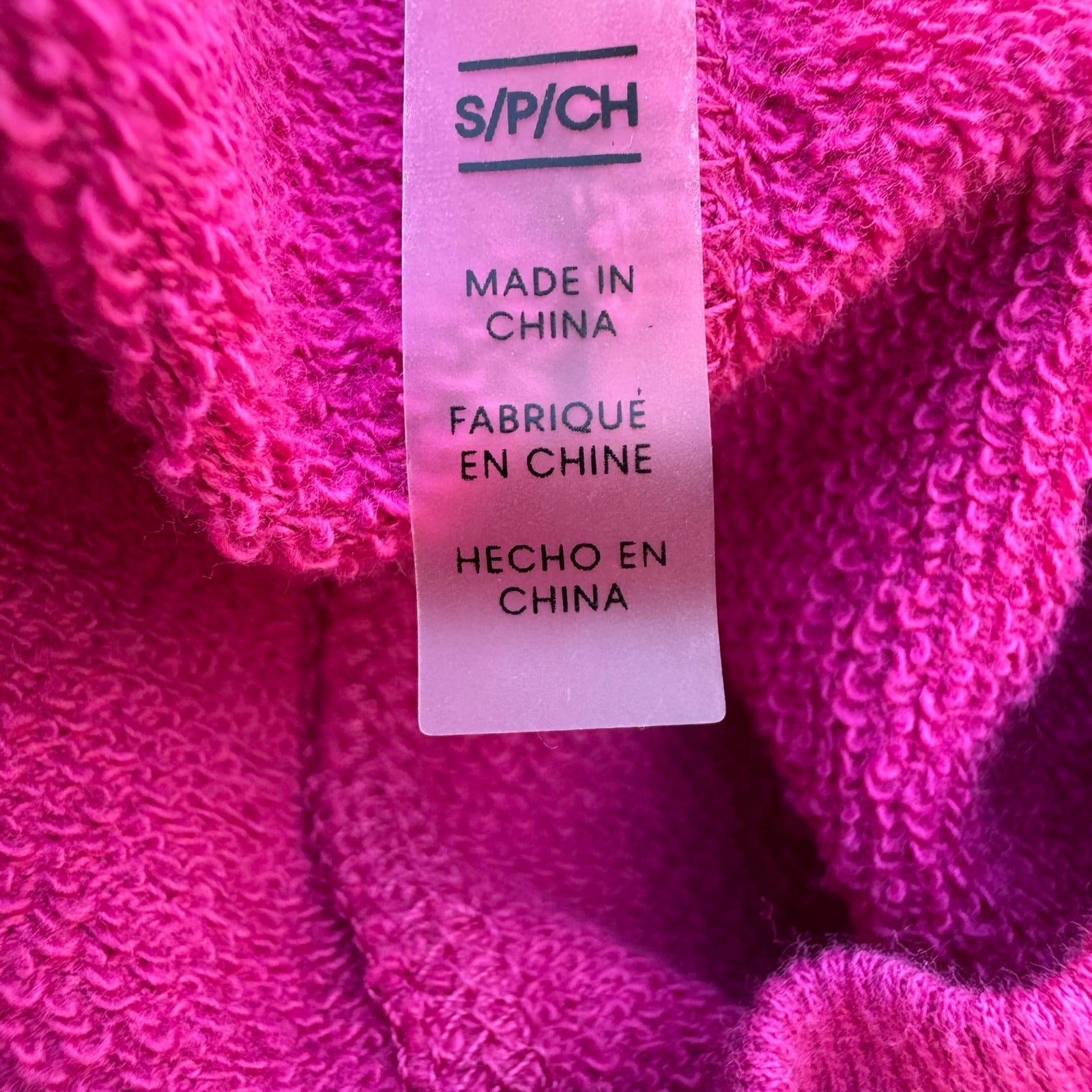 Calvin Klein Performance Womens Magenta Pink Cropped Logo Sweatshirt Size S