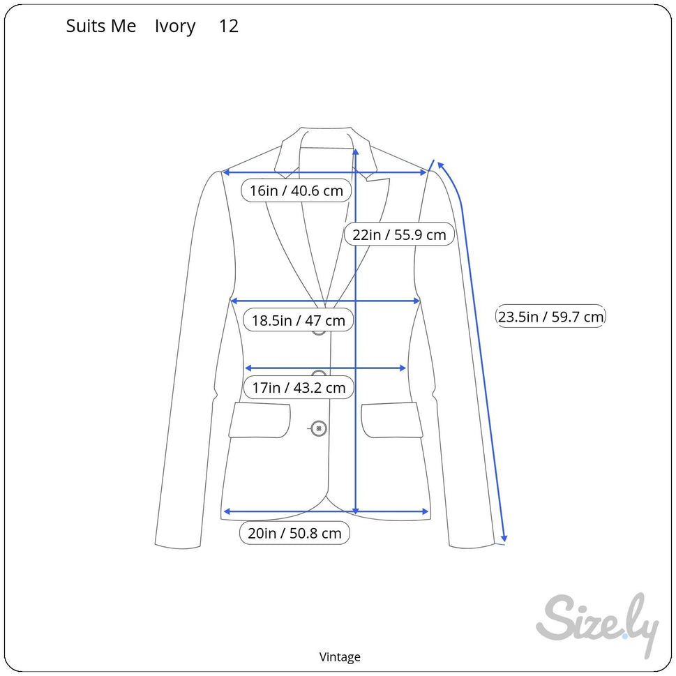 Suits Me Vintage Tan Womens Single Breasted 1 Button Linen Look Blazer Jacket 12