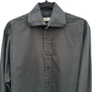 Switch Ben Sherman Mens Black Long Sleeve Button Down Shirt Solid Collared Sharp Fit M 3 image