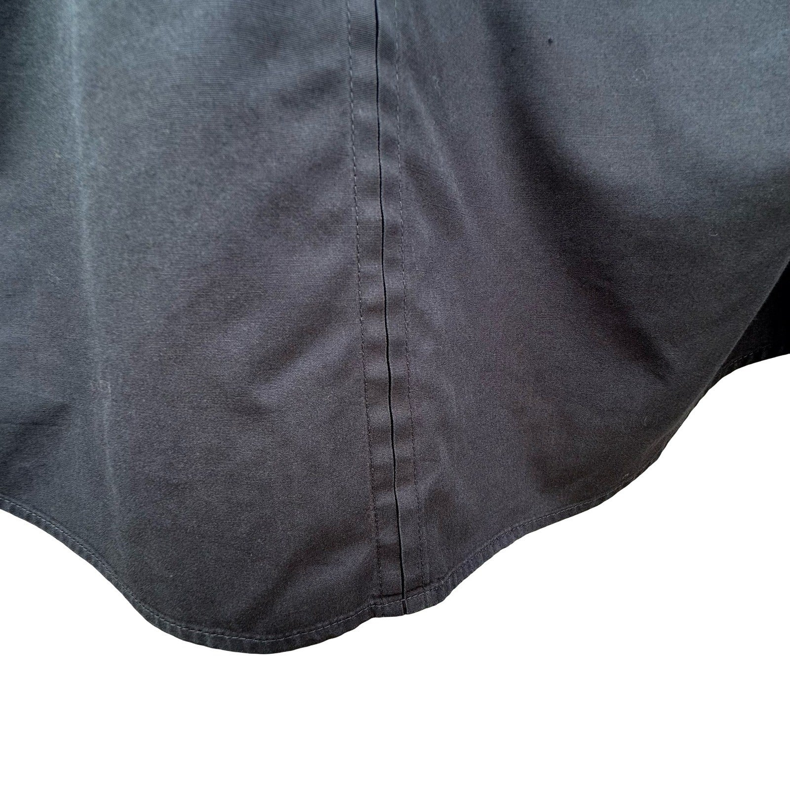 Ben Sherman Mens Black Long Sleeve Button Down Shirt Solid Collared Sharp Fit M