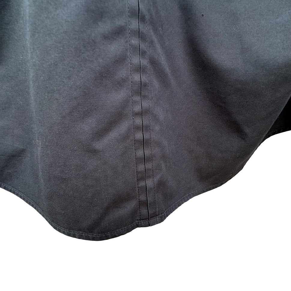 Ben Sherman Mens Black Long Sleeve Button Down Shirt Solid Collared Sharp Fit M