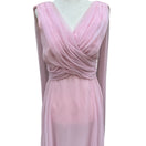 Switch Miss Elliette California Vintage 60s Pink Chiffon Grecian Maxi Dress 2577 Sze XS 3 image