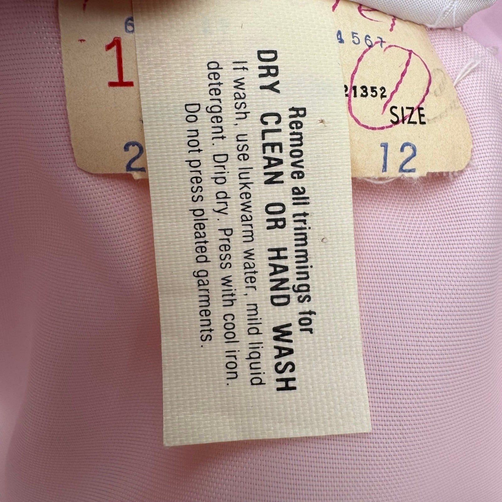 Miss Elliette California Vintage 60s Pink Chiffon Grecian Maxi Dress 2577 Sze XS