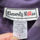 Switch Beverly Rose Vintage 80s Art To Wear Purple Abstract Landscape Print Blouse L 2 image