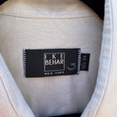 Switch Ike Behar New York Mens Tan Micro Check Dress Shirt 15.5 34 Spread Collar Pocket 2 image