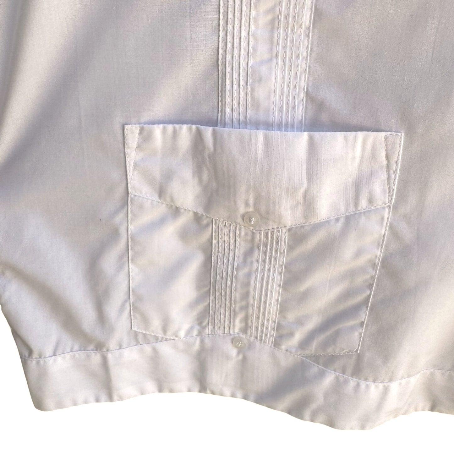 Tropical Breeze Acavero Mens White USBG Embroidered Guayabera Shirt New XL