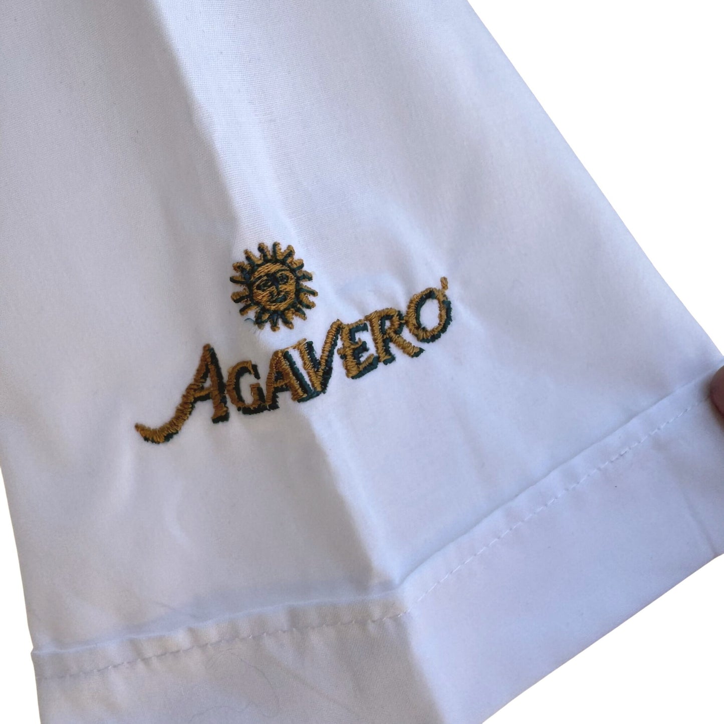 Tropical Breeze Acavero Mens White USBG Embroidered Guayabera Shirt New XL
