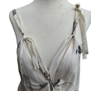Switch Sharon Wauchob French Silk Ethereal Avant Garde Draped Midi Dress Abstract Print 3 image