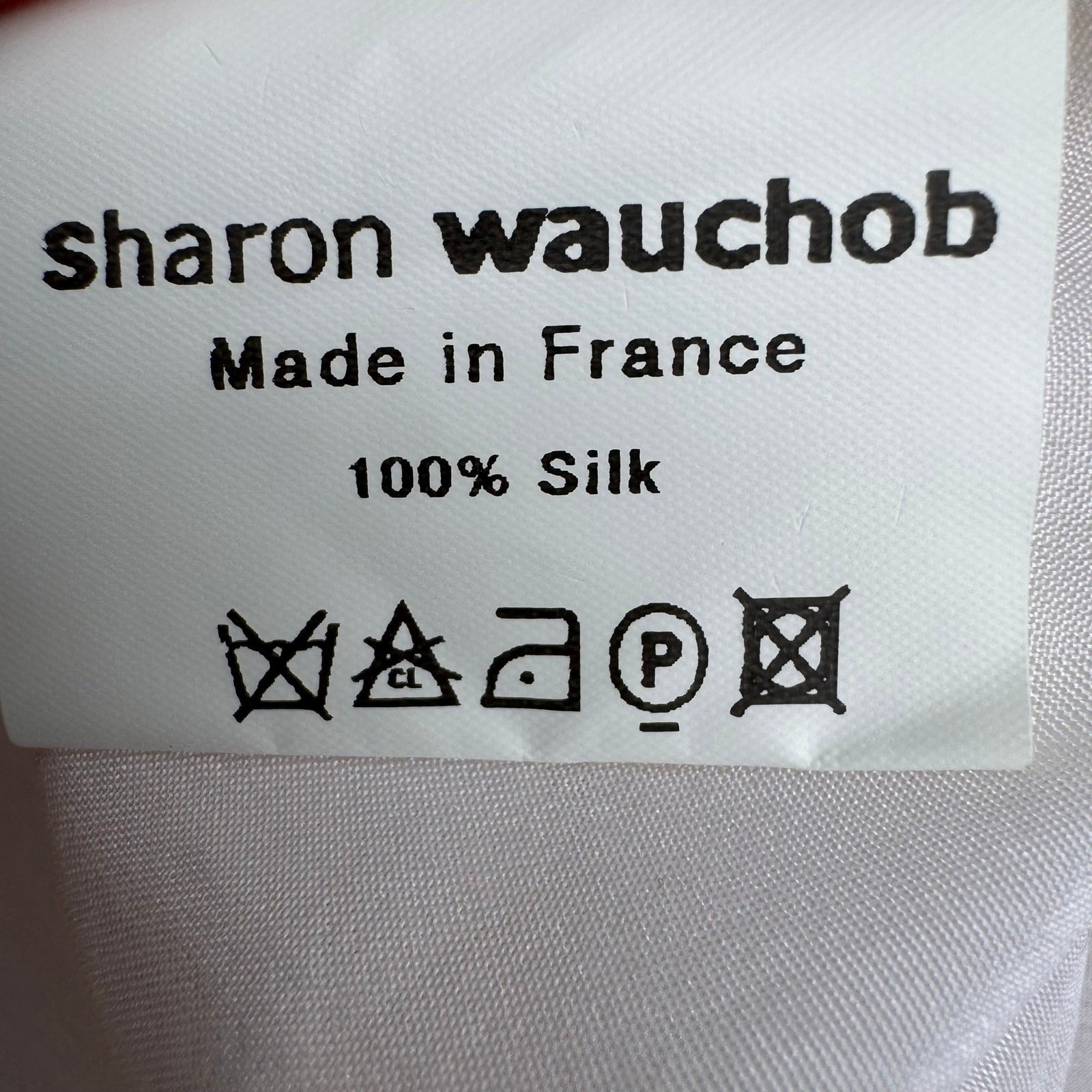 Sharon Wauchob French Silk Ethereal Avant Garde Draped Midi Dress Abstract Print