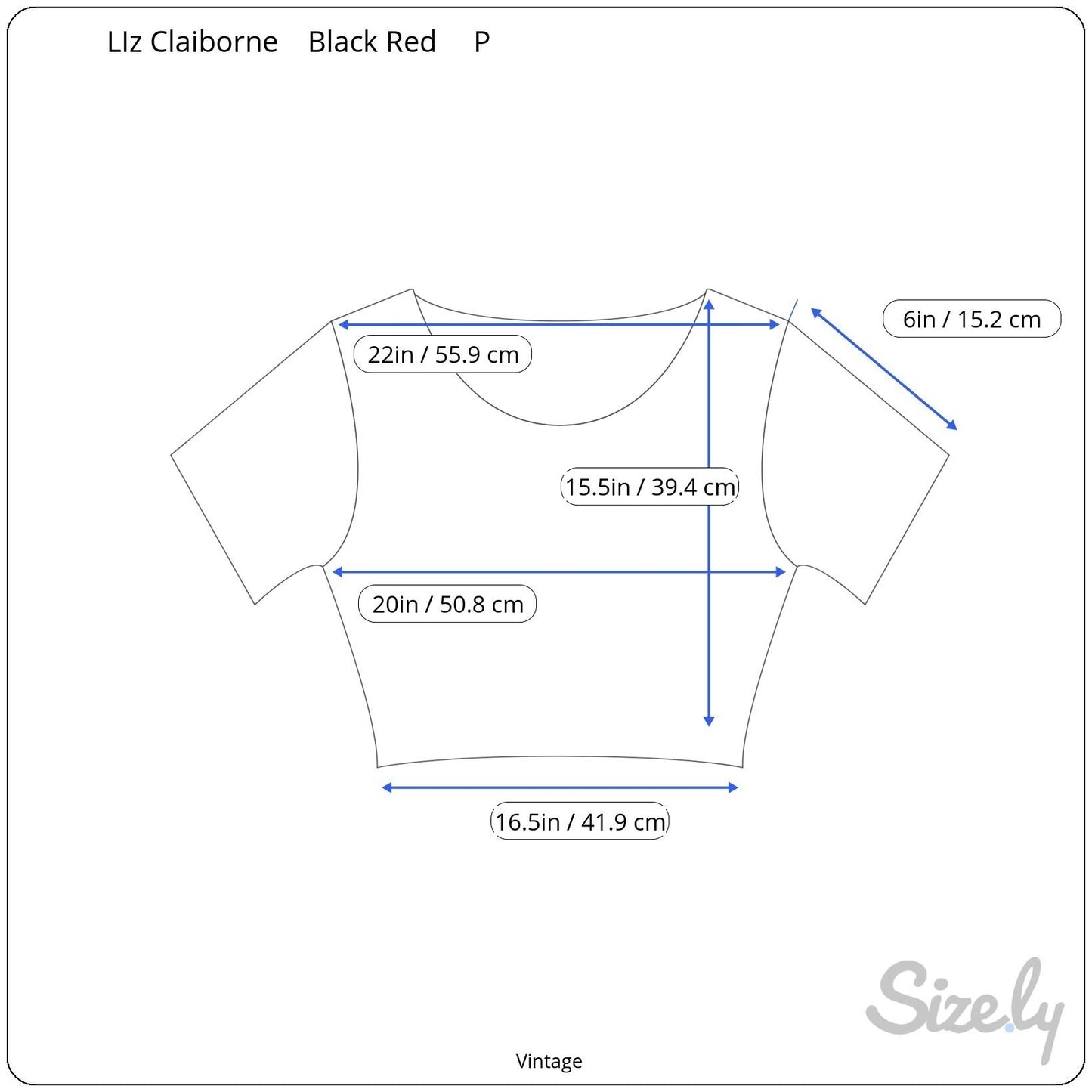 Liz Claiborne Petite Vintage Cropped Chevron Short Sleeve Silk Blend Sweater P