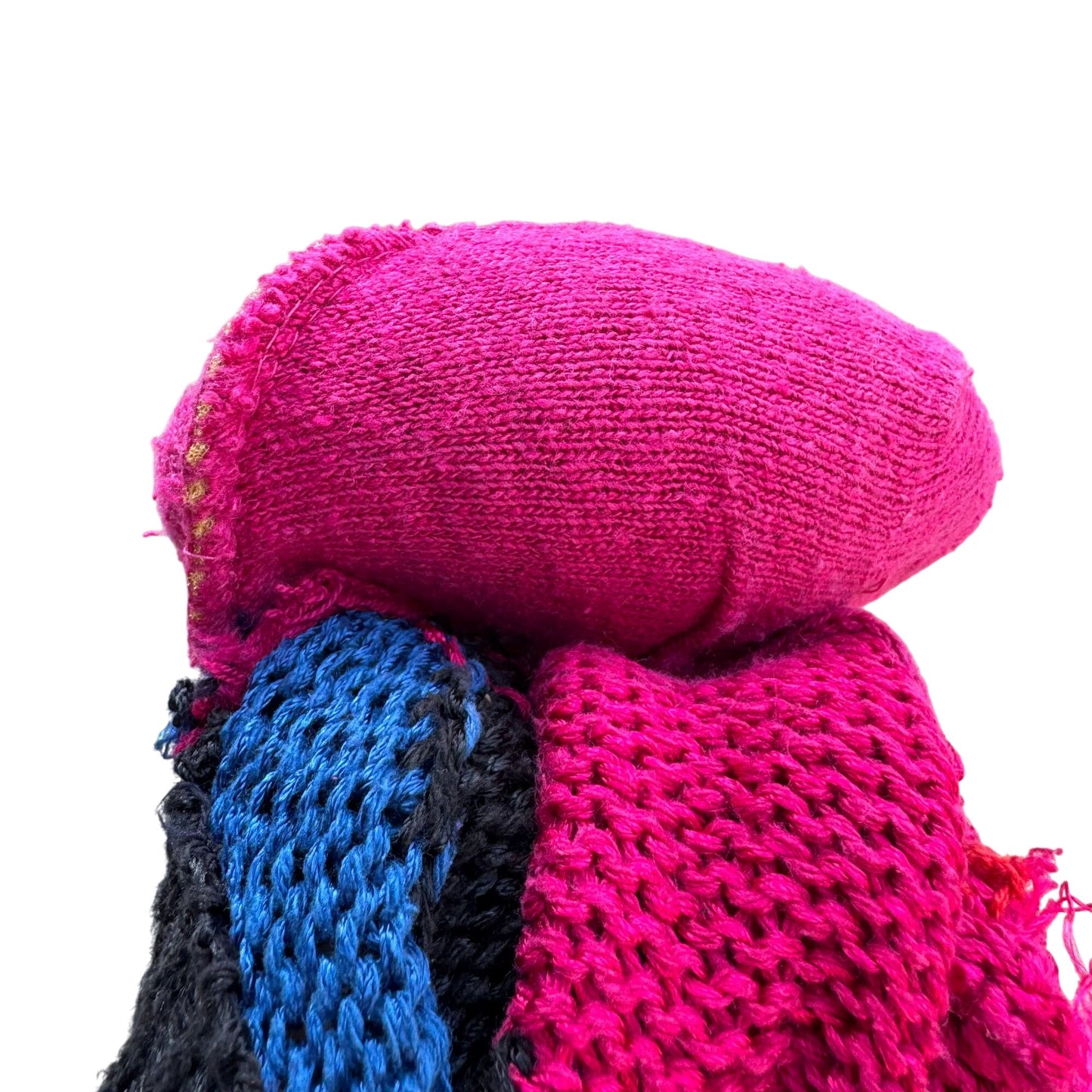 Liz Claiborne Petite Vintage Cropped Chevron Short Sleeve Silk Blend Sweater P