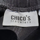 Switch Chicos Travelers Black Slinky Knit Straight Leg Pull On Pants Womens 1 M Capsule 2 image