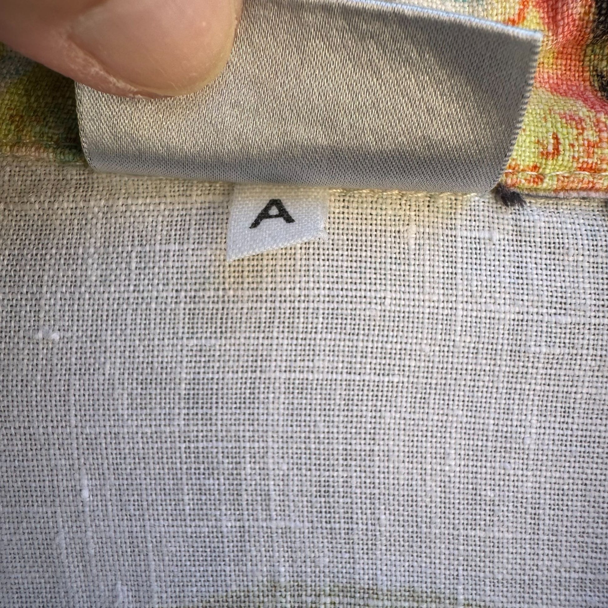 Chicos Vintage Womens Linen Pastel Floral Snap Button Long Sleeve Summer Shirt A