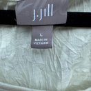 Switch J Jill Butter Yellow Crinkle Texture Coastal Minimalist Layering Chic Top L NEW 2 image