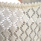 Switch Vintage Coquette Pointelle Knit Sweater White Openwork Lacy Long Sleeve Top M/L 2 image