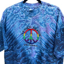 Switch Jerzees Embroidered Venice Beach California Unisex Tie Dye Heavy Cotton Shirt XL 2 image