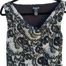 Switch Biyaycda Career Lace Print Cowl Neck Lightweight Women&#39;s Sleeveless Shirt - L 2 image