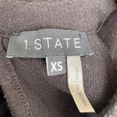 Switch 1.STATE Coquette Romantic Goth Cold Shoulder Ruffle Knit Top Keyhole Back XS 2 image
