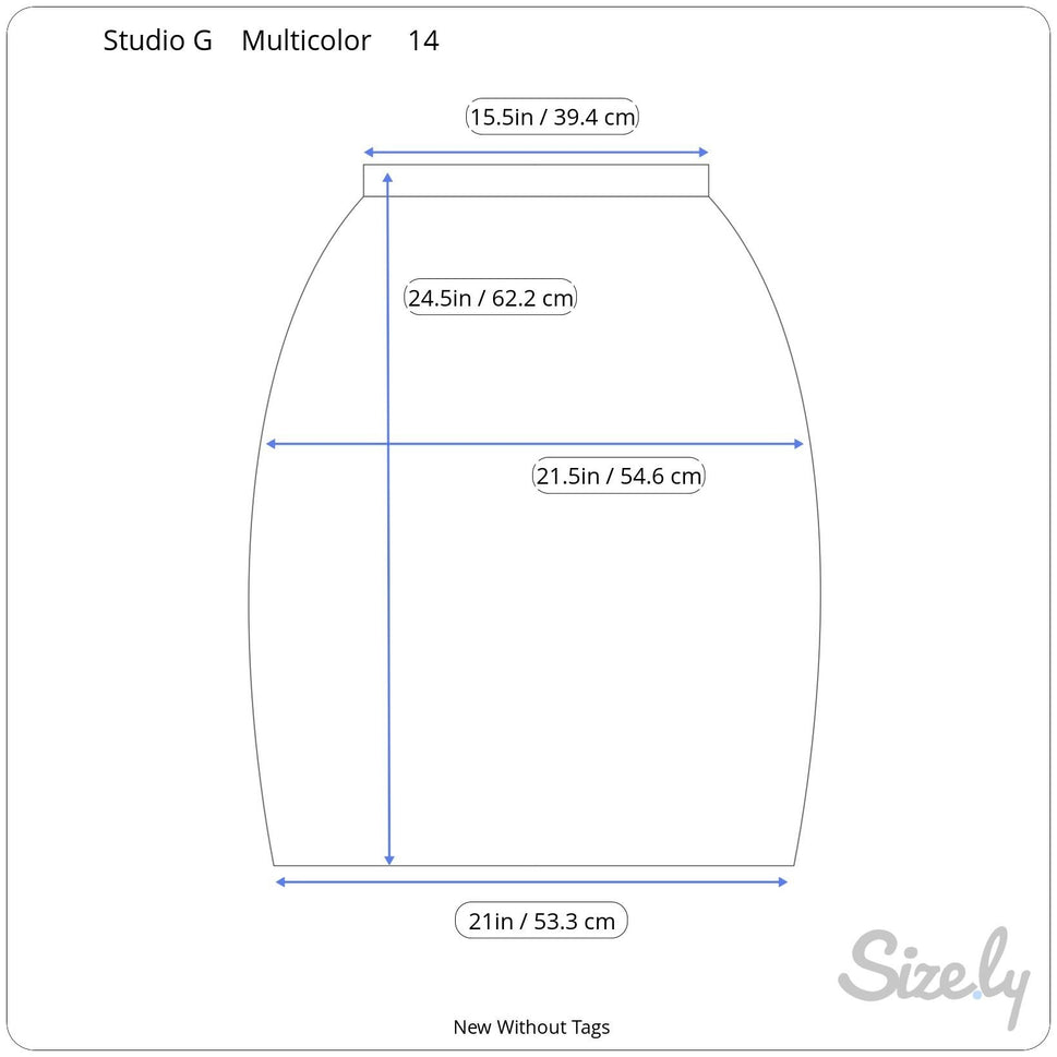 Studio G Stretch Womens Black Neon Geometric Print Lined Pencil Mini Skirt 14