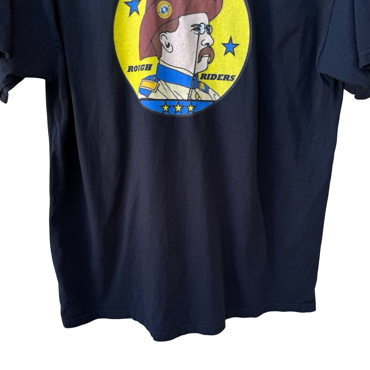 Gildan Teddy Roosevelt Elementary Rough Riders Americana Graphic T-Shirt Mens L