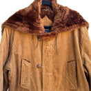 Switch Val Cassi Vintage 70s Faux Fur Lined Corduroy Workwear Parka Jacket Tan Mens XL 3 image