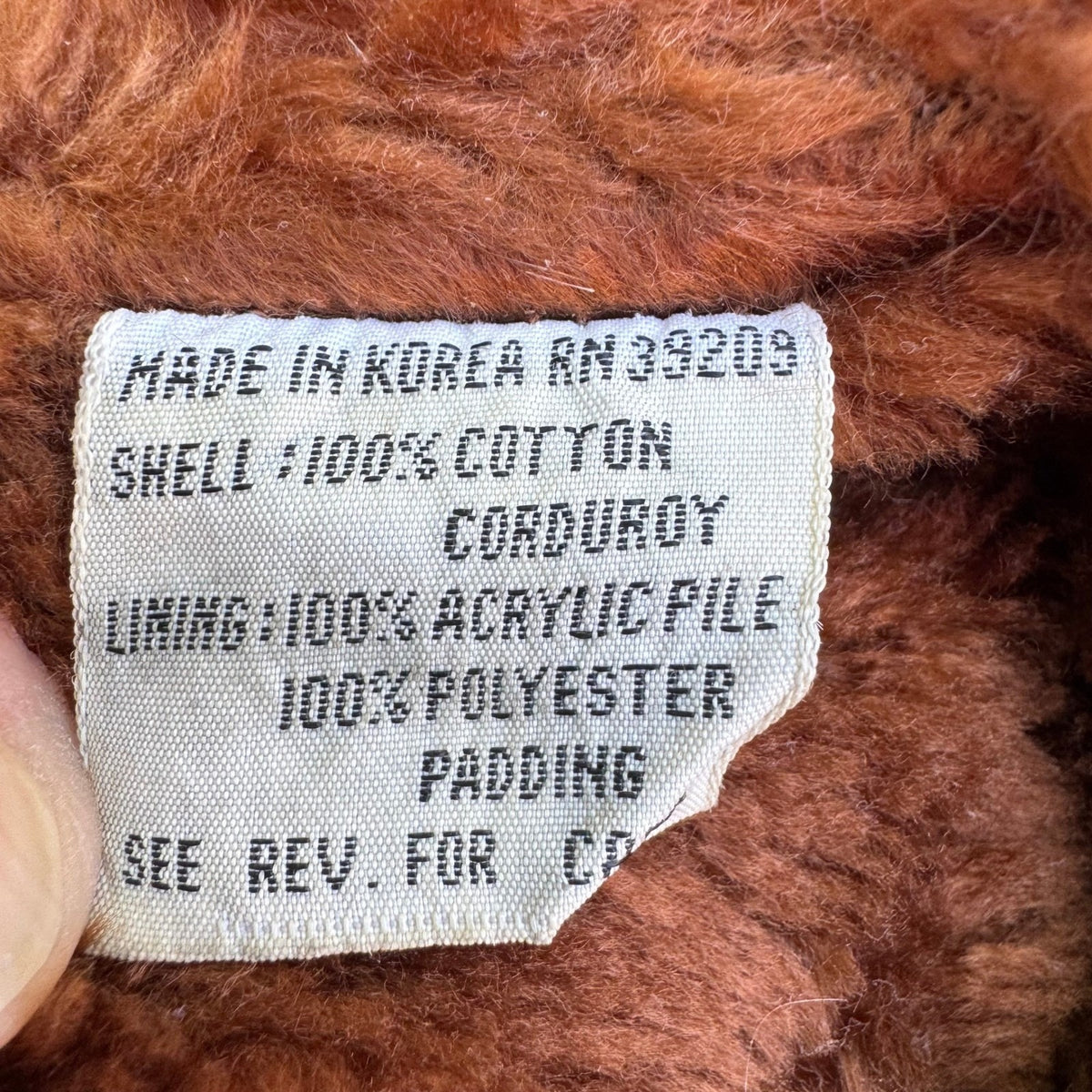 Val Cassi Vintage 70s Faux Fur Lined Corduroy Workwear Parka Jacket Tan Mens XL
