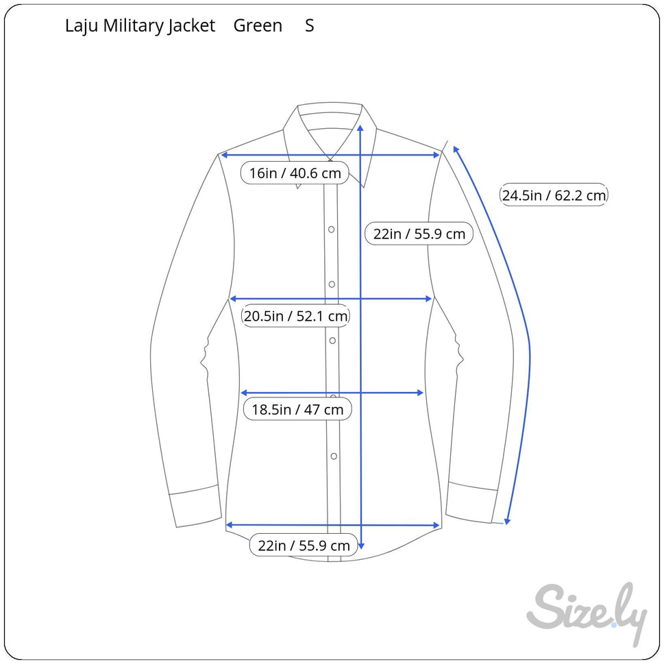 Laju Womens Army Green Snap Front Crew Collar Roll Tab Sleeve Utility Jacket - L