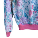 Switch Booth Bay Vintage 80s Flower All Over Print Pink Blue Granny Cottage Sweatshirt M 2 image