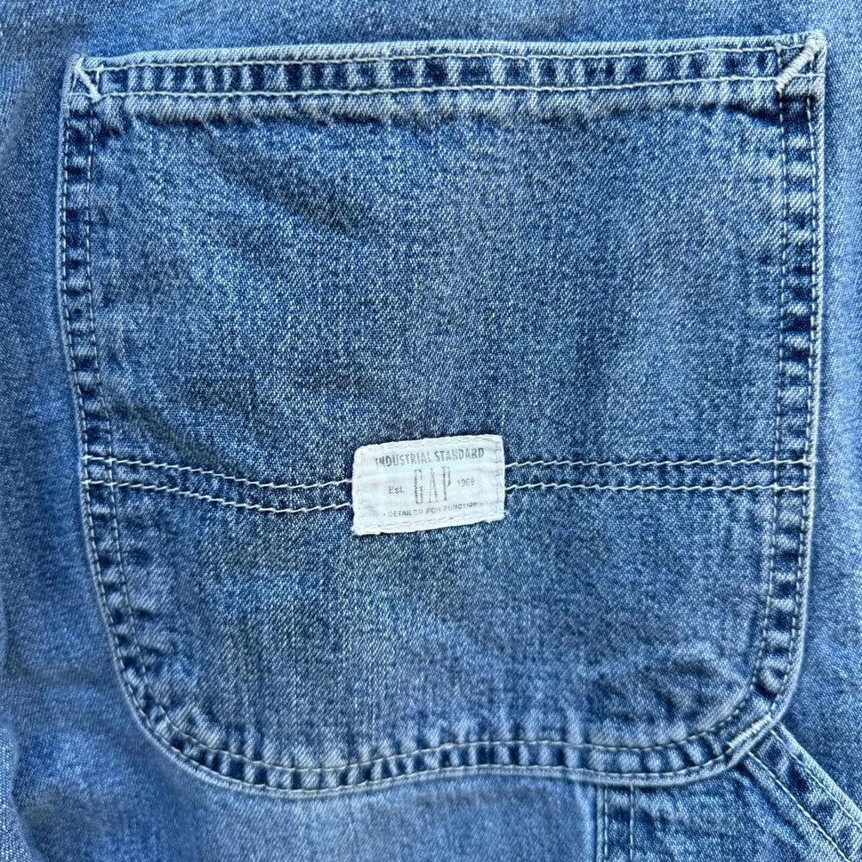 Gap Vintage Y2K Men's Carpenter Denim Work Classic Straight Leg Blue 32" x 32"