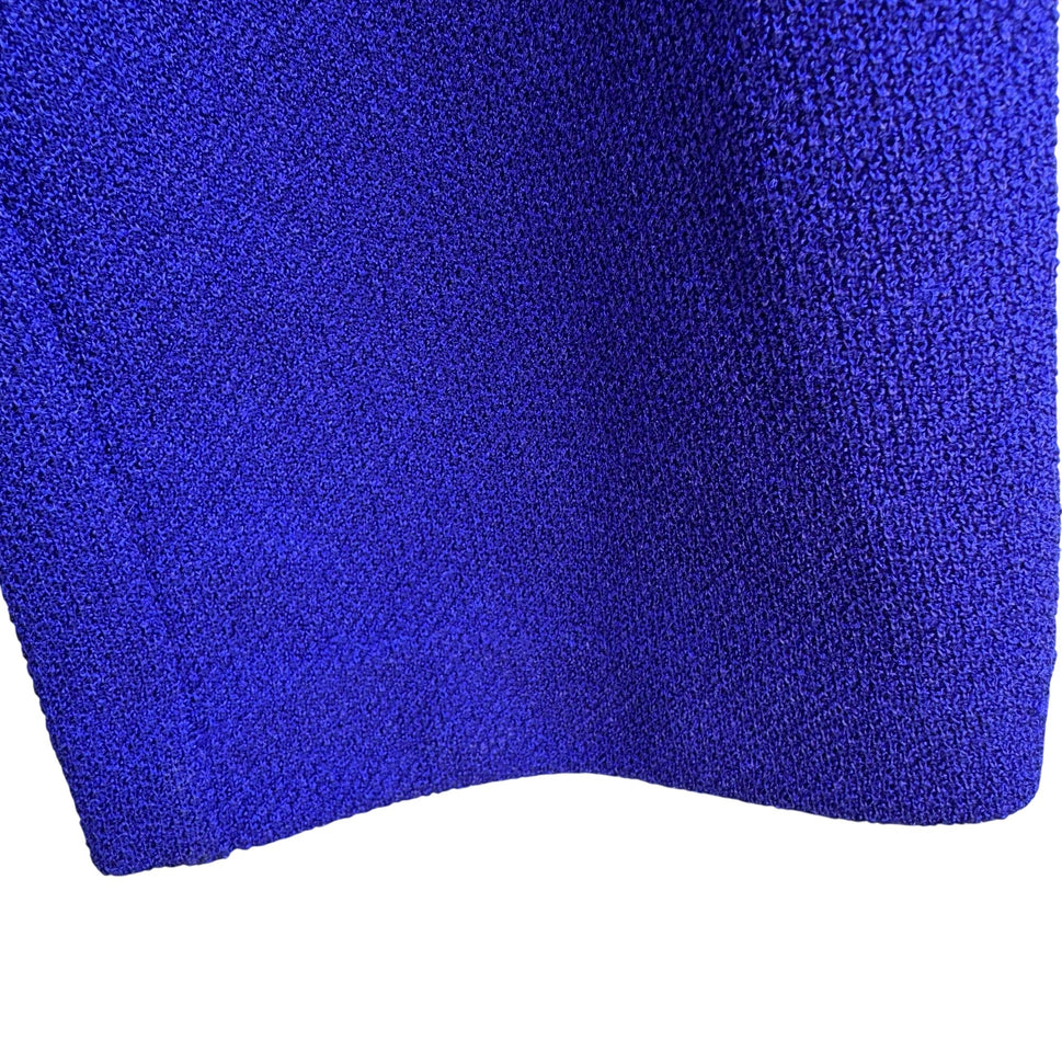 Maggie Sweet Vintage Womens Petite S Elastic Waist Relaxed Fit Royal Blue Pants