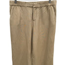 Switch Isaac Mizrahi Live Womens Beige Elastic Waist Linen Blend Wide-Leg Casual Pants 2 image