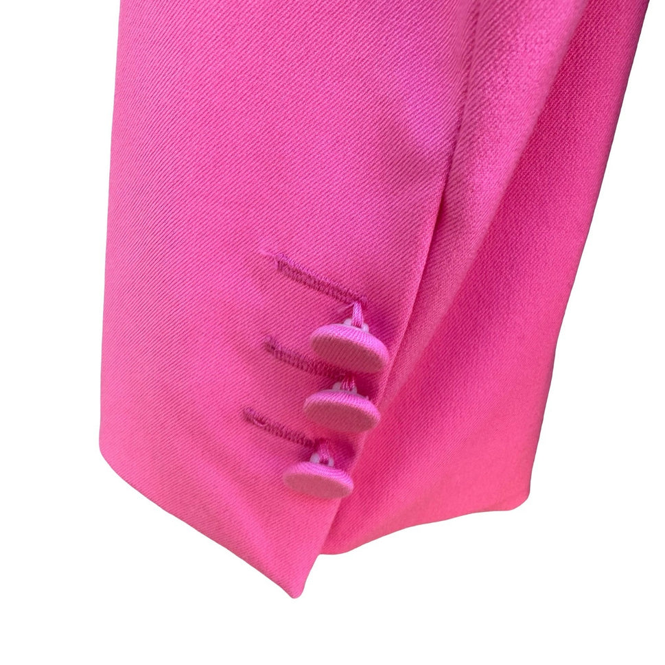 Bershka Hot Pink Oversized Tailored Statement Blazer S Barbiecore Power Suit