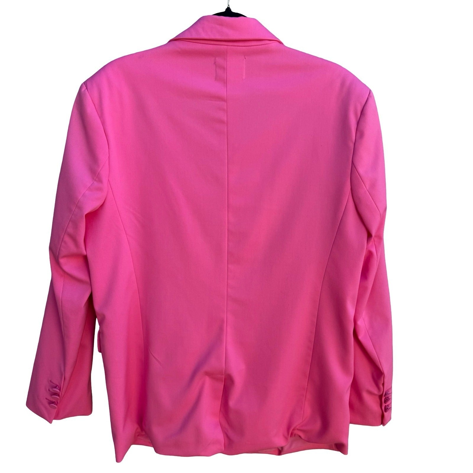 Bershka Hot Pink Oversized Tailored Statement Blazer S Barbiecore Power Suit