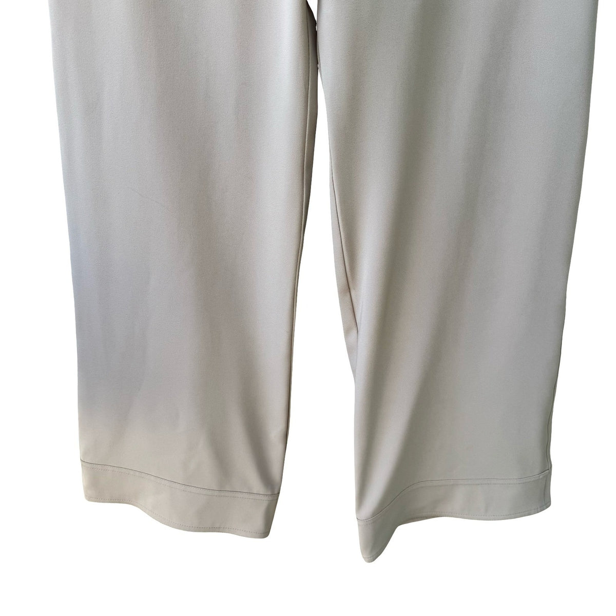 Sharagano Paris Vintage French Chic Minimalist Wide Leg Beachy Dress Pants Tan 6