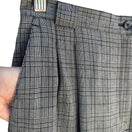 Switch Norton McNaughton Vintage Womens Gray Plaid High-Waisted Pleat Front Trousers 14 3 image