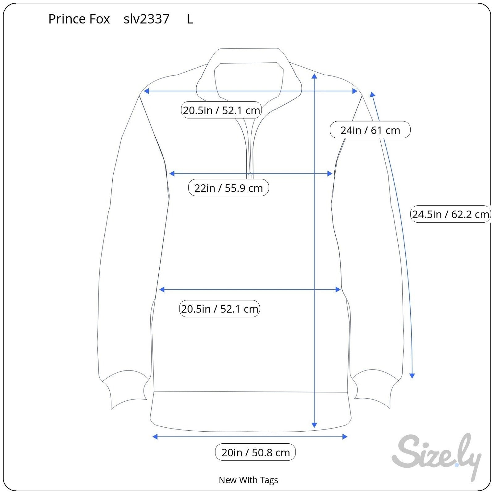 Prince & Fox Mens Red Quarter Zip Fleece Sweatshirt Logo Pullover Large NEW