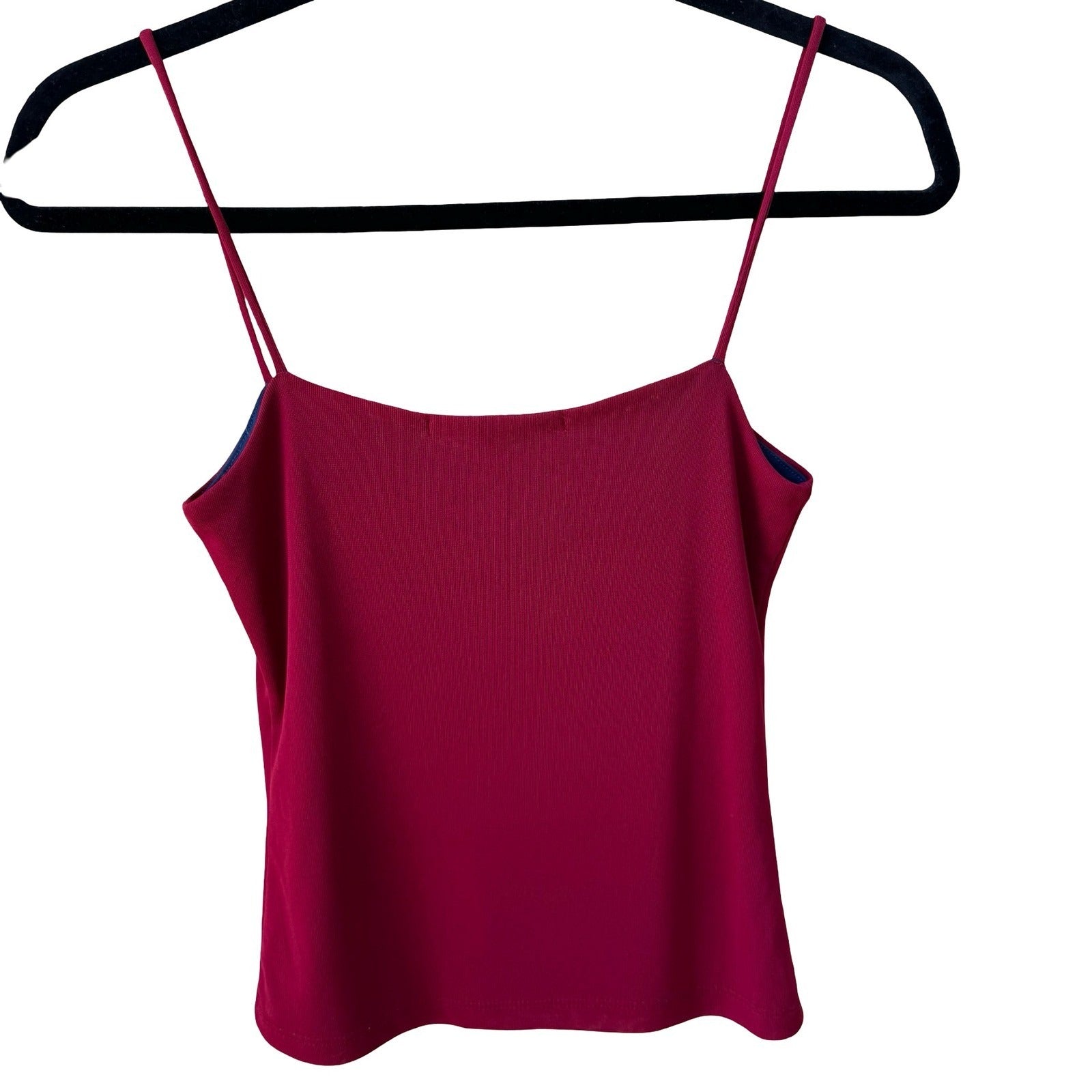 Fiona Beckett Tooke Y2K 90s Indie Coquette Dark Floral Cami Babydoll Top Red S