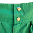 Switch Vintage 80s Preppy Green High Waisted Pleated Mom Shorts Adjustable D-Ring S 2 image