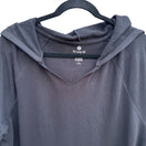 Switch The Lounge Life Black Fleece Long Sleeve Kangaroo Pocket Soft &amp; Cozy Hoodie New XL 2 image