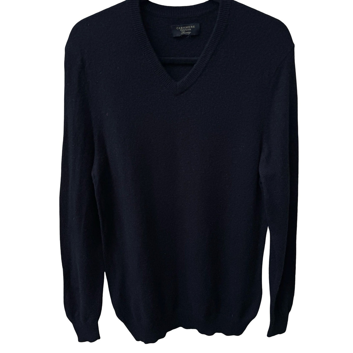 Club Room Luxury 100% Cashmere Quiet Luxury Old Money Minimalist Sweater Black M