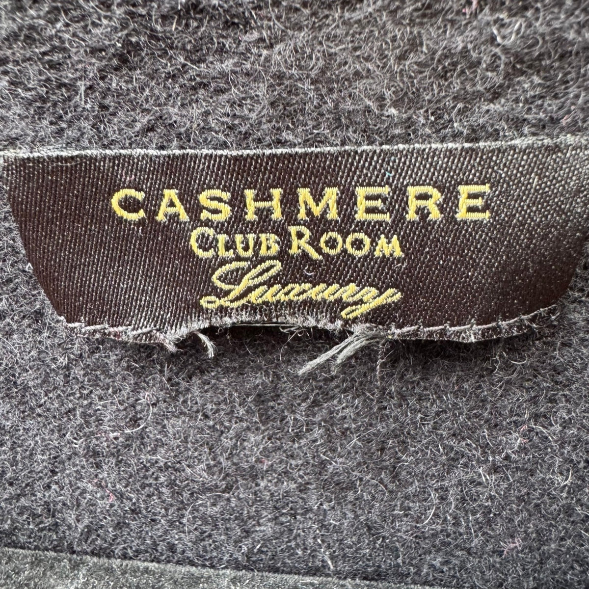 Club Room Luxury 100% Cashmere Quiet Luxury Old Money Minimalist Sweater Black M