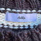 Switch Adika Y2K Alt Emo Grunge Indie Striped Chunky Knit Cropped Oversized Sweater L 2 image