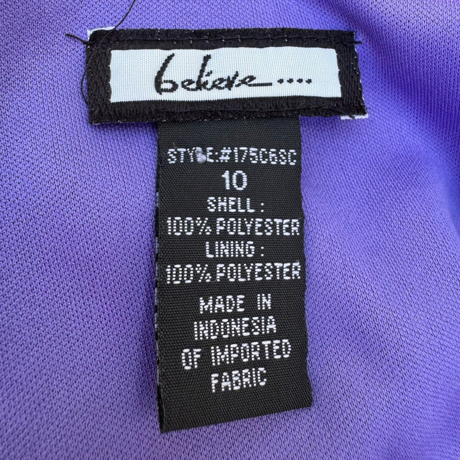 Believe Y2K Purple Floral Paisley Midi Dress Tie Shoulder Fairy 10 Whimsigoth