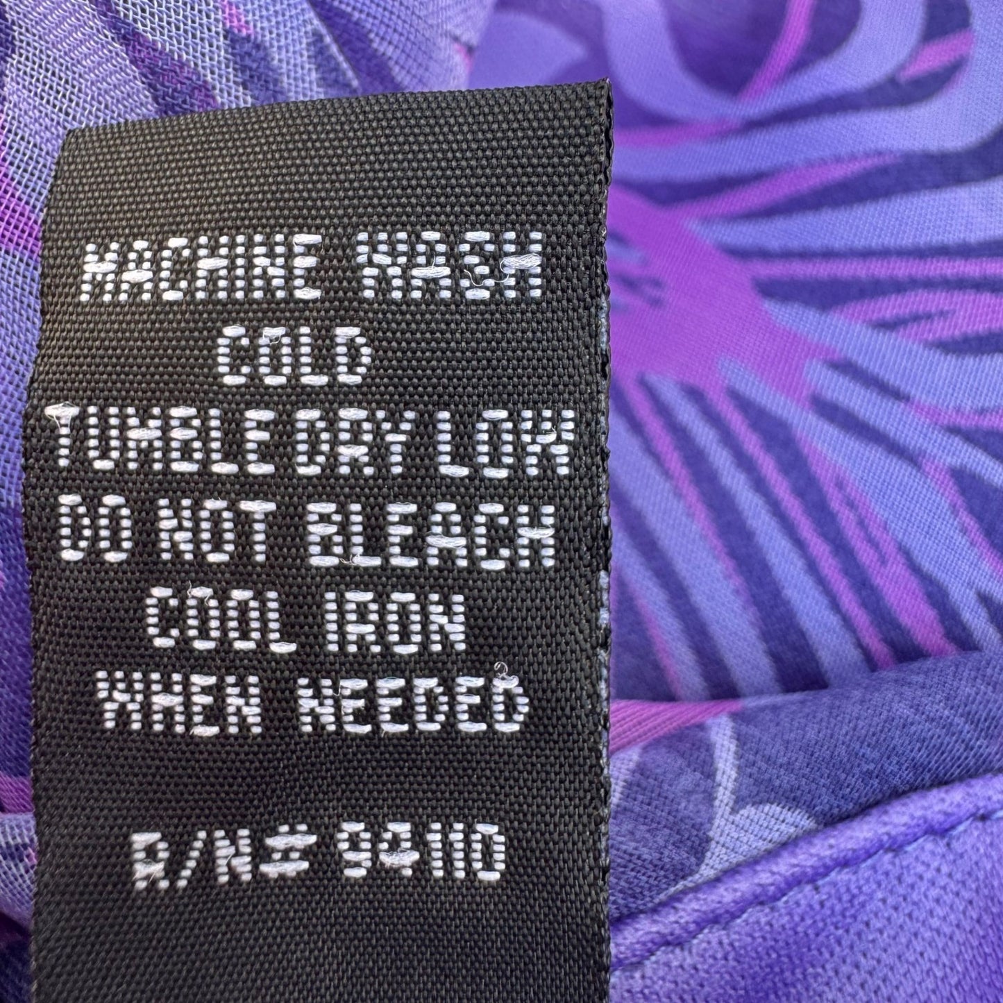 Believe Y2K Purple Floral Paisley Midi Dress Tie Shoulder Fairy 10 Whimsigoth